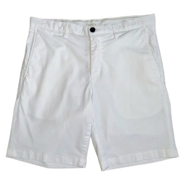 Theory Other - Theory Men’s White Chino Shorts 32 Summer Casual Classic Cotton Twill